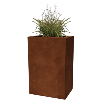 Jardinieră din oțel corten Texas 30 x 40 cm