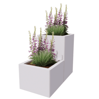Jardinieră din oțel acoperit cu pulbere Miami special II 40