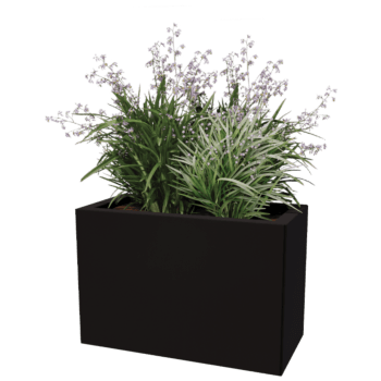 Jardinieră din oțel acoperit cu pulbere Texas 30 x 60 cm
