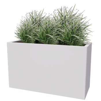 Jardinieră din oțel acoperit cu pulbere Texas 40 x 100 cm