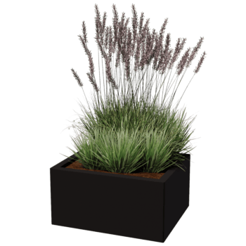 Jardinieră din oțel acoperit cu pulbere Texas 50 x 60 cm