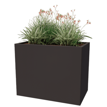 Jardinieră din oțel acoperit cu pulbere Texas 60 x 100 cm