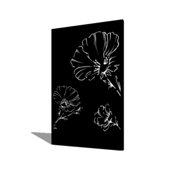 Panou de grădină din oțel acoperit cu pulbere mac 120 x 6 x 190 cm