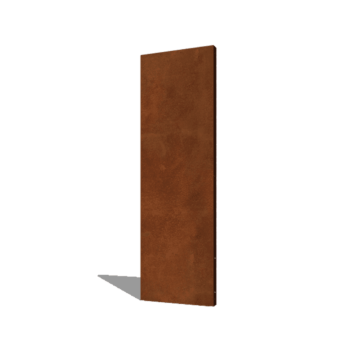 Panou de grădină din oțel corten bază 60 x 6 x 190 cm