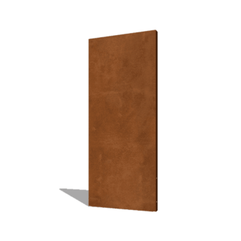 Panou de grădină din oțel corten bază 80 x 6 x 190 cm