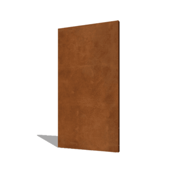 Panou de grădină din oțel corten bază 100 x 6 x 190 cm
