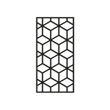 Decor de perete din metal Forme geometrice 2.0