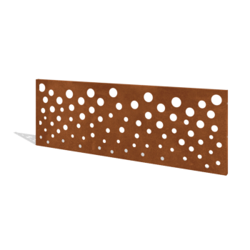 Gardă din oțel corten H panou B 180 x 63,3 cm