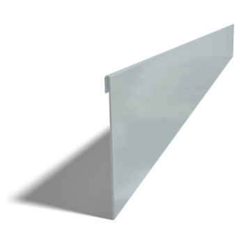 Separator de gazon din oțel galvanizat formă aplatizată 13 cm (lungime 240 cm)