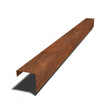 Profil U din oțel corten 15 x 15 x 5 cm (lungime 240 cm)