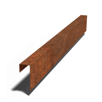 Profil U din oțel corten 15 x 6 x 5 cm (lungime 150 cm)