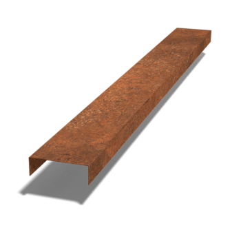 Profil U din oțel corten 5 x 15 x 5 cm (lungime 150 cm)