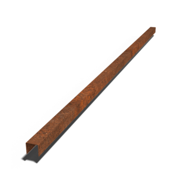 Profil U din oțel corten 5 x 6 x 5 cm (lungime 240 cm)