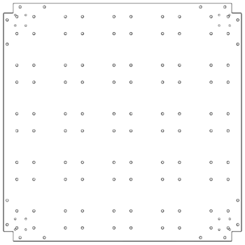 Placă de bază oțel galvanizat 100 x 100 cm