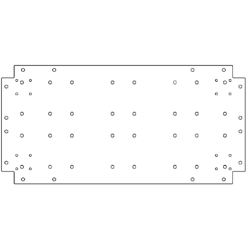 Placă de bază oțel galvanizat 40 x 80 cm