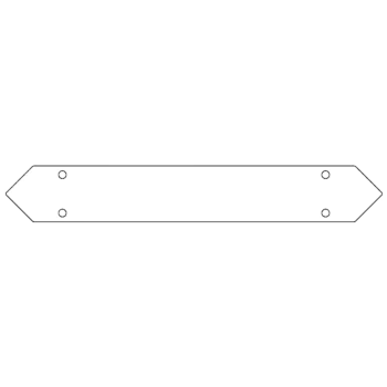 conector Placă de bază oțel galvanizat 50 cm