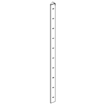 Piesă de colț oțel Corten 30° 100 cm
