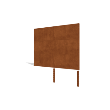 Gardă din oțel corten H3 set 252 cm