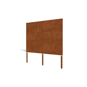 Gardă din oțel corten H3 set complet 258 cm