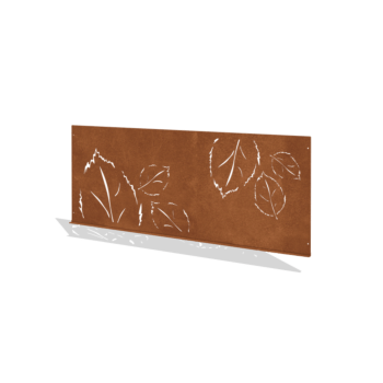 Gard decorativ de grădină din oțel corten N 149 x 60 cm