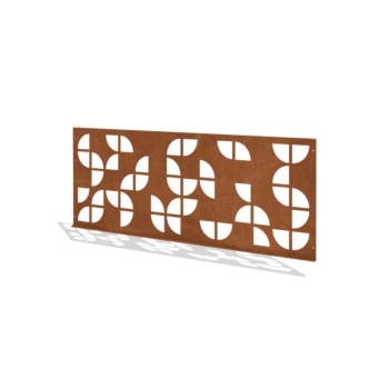 Gard decorativ de grădină din oțel corten G 149 x 60 cm