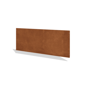 Gard decorativ de grădină din oțel corten V 149 x 60 cm