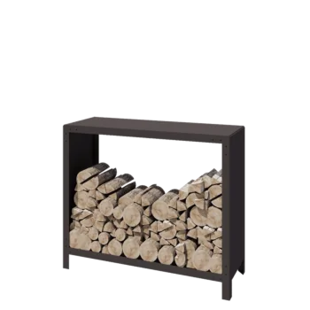 Suport pentru lemne din oțel - Indiana - 120 x 40 x 100 cm - RAL7016 mat (gri antracit)