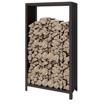 Suport pentru lemne din oțel - Indiana - 100 x 40 x 180 cm - Altă culoare RAL