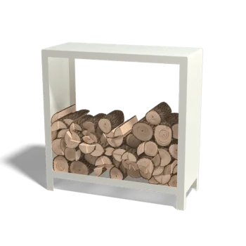 Suport pentru lemne din oțel - Indiana - 100 x 40 x 100 cm