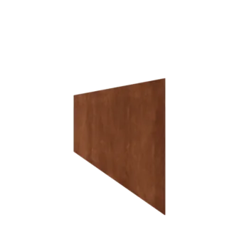Separator de gazon din oțel corten - Drept - Înălțime 37,5 cm - 150 cm