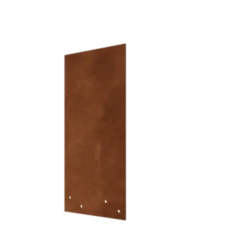 Placă de îmbinare din oțel corten - Drept - Înălțime separator de gazon 45 cm