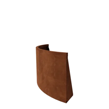 Zid de sprijin din oțel corten - Curbă exterioară - 100 x 100 x 60 cm