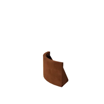 Zid de sprijin din oțel corten - Curbă exterioară - 50 x 50 x 30 cm