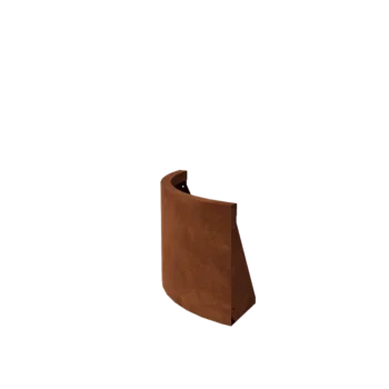 Zid de sprijin din oțel corten - Curbă exterioară - 50 x 50 x 40 cm