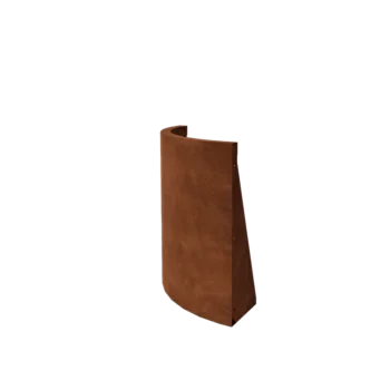 Zid de sprijin din oțel corten - Curbă exterioară - 50 x 50 x 60 cm