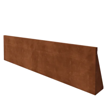 Zid de sprijin din oțel corten - Drept - 200 x 50 cm