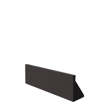 Zid de sprijin din oțel - Drept - 100 x 30 cm - Altă culoare RAL