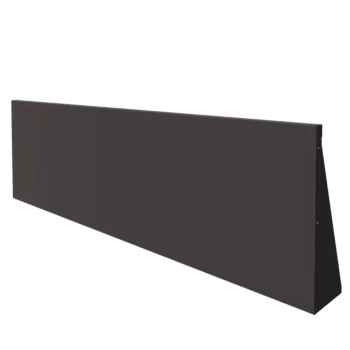 Zid de sprijin din oțel - Drept - 200 x 60 cm - Altă culoare RAL