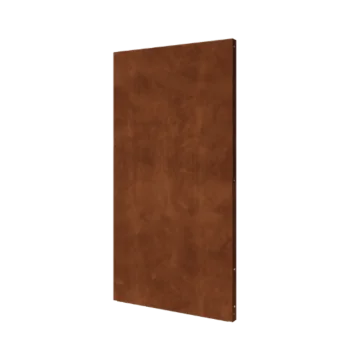 Panou decorativ din oțel corten - Bază - 100 x 6 x 190 cm