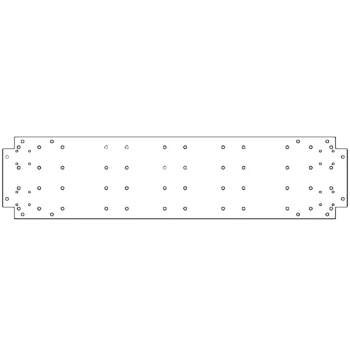 Placă de bază din oțel galvanizat - 30 x 120 cm