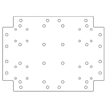 Placă de bază din oțel galvanizat - 30 x 40 cm