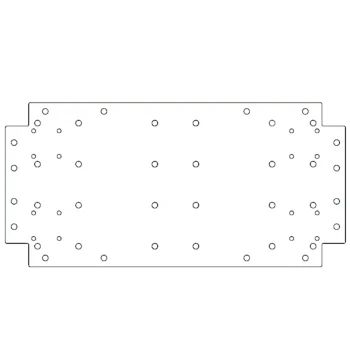 Placă de bază din oțel galvanizat - 30 x 60 cm