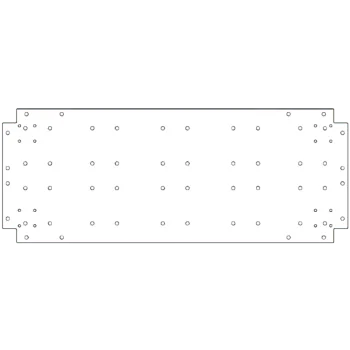 Placă de bază din oțel galvanizat - 40 x 100 cm