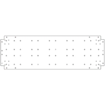 Placă de bază din oțel galvanizat - 40 x 120 cm