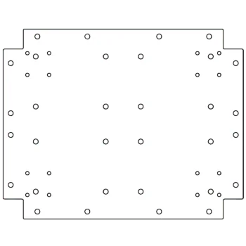 Placă de bază din oțel galvanizat - 40 x 50 cm