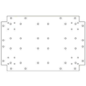 Placă de bază din oțel galvanizat - 40 x 60 cm