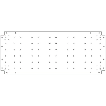 Placă de bază din oțel galvanizat - 50 x 120 cm