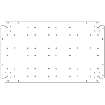 Placă de bază din oțel galvanizat - 60 x 100 cm