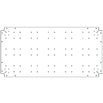 Placă de bază din oțel galvanizat - 60 x 120 cm