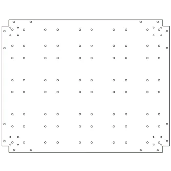Placă de bază din oțel galvanizat - 80 x 100 cm